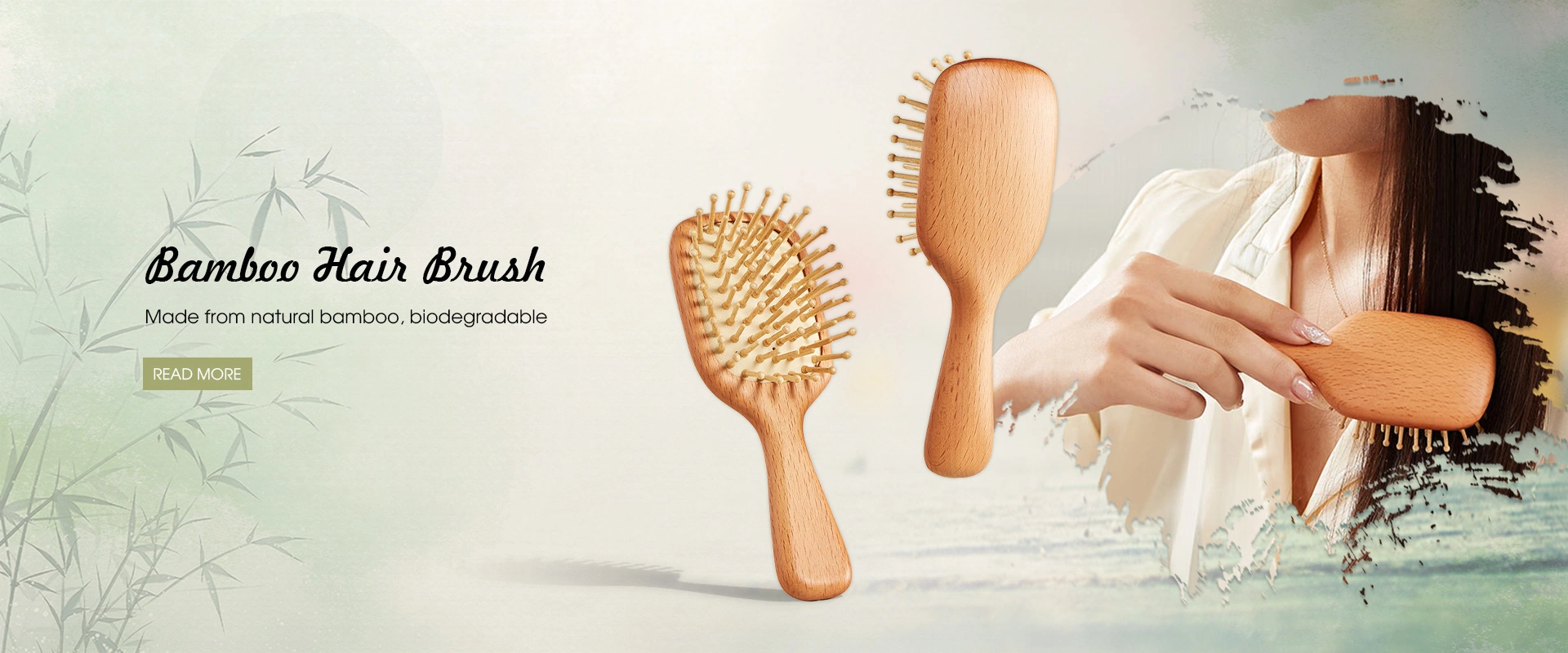 Bamboo Hair Brush Chiny